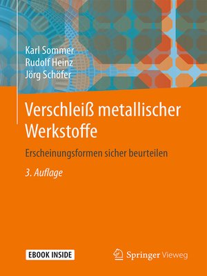 cover image of Verschleiß metallischer Werkstoffe